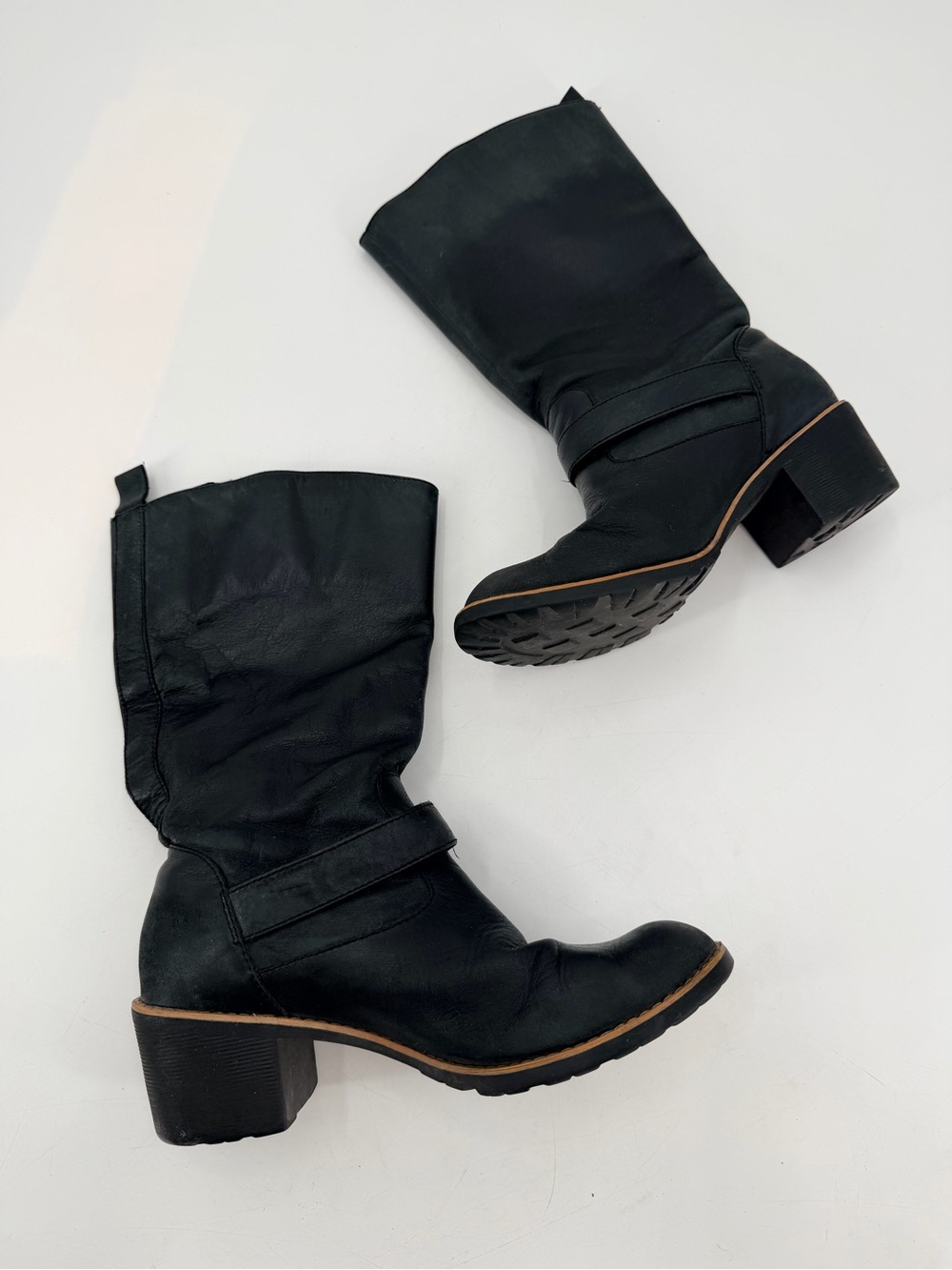 Dr. Martens Black Becca Engineer Biker Boots 8 - Picture 6 of 9